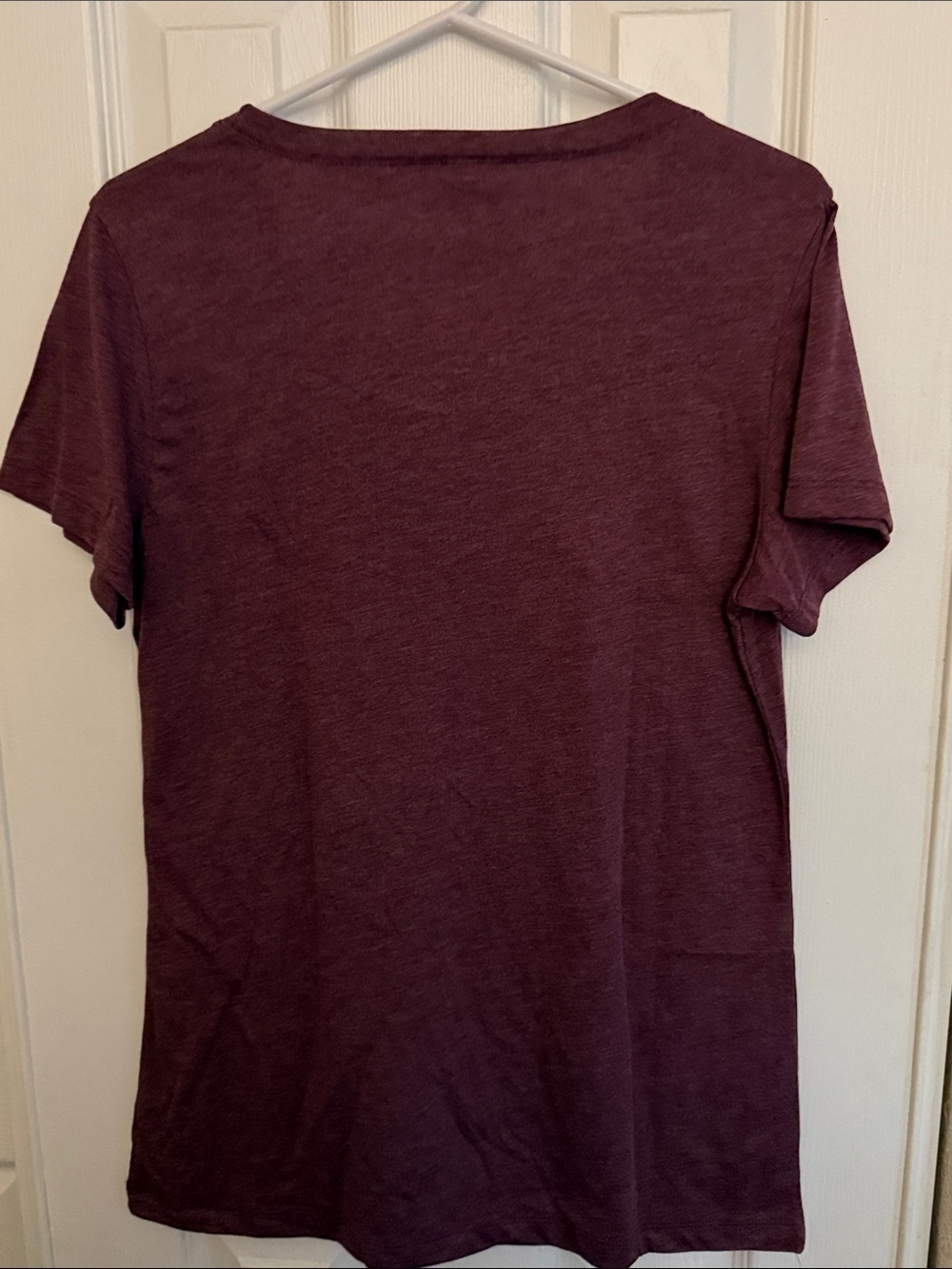 Bella Canvas Plum Short Sleeve Tee with Black Excellence Graphic - Picture 5 of 6